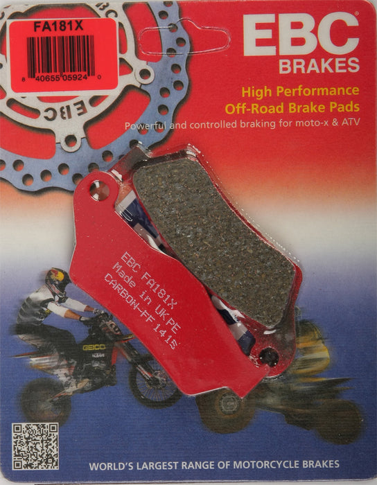 EBC Brakes X-Series Carbon Brake Pads Compatible for Husqvarna SMS 4 2011 Front