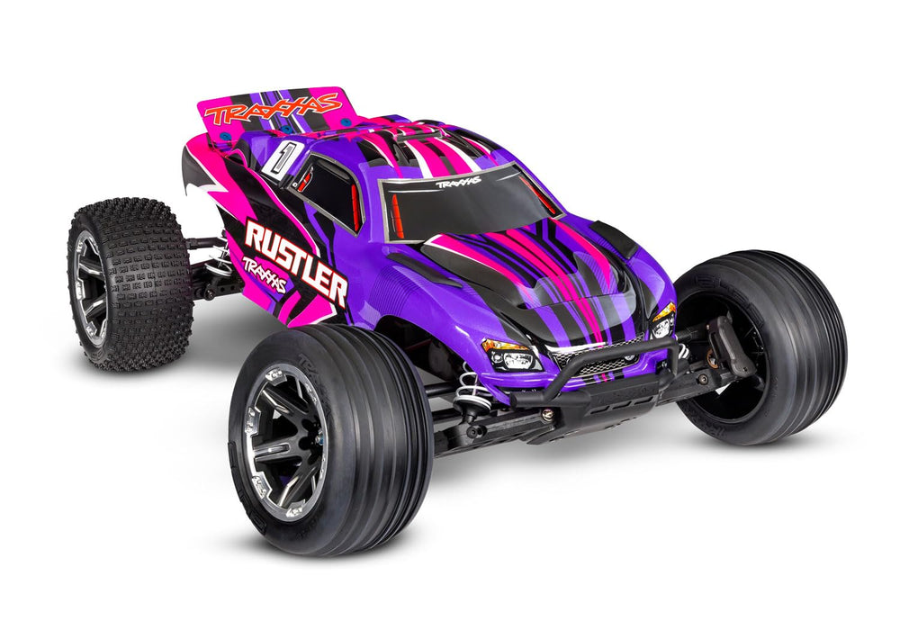 Traxxas 1/10 Rustler 2WD Stadium Truck HD w/USB-C