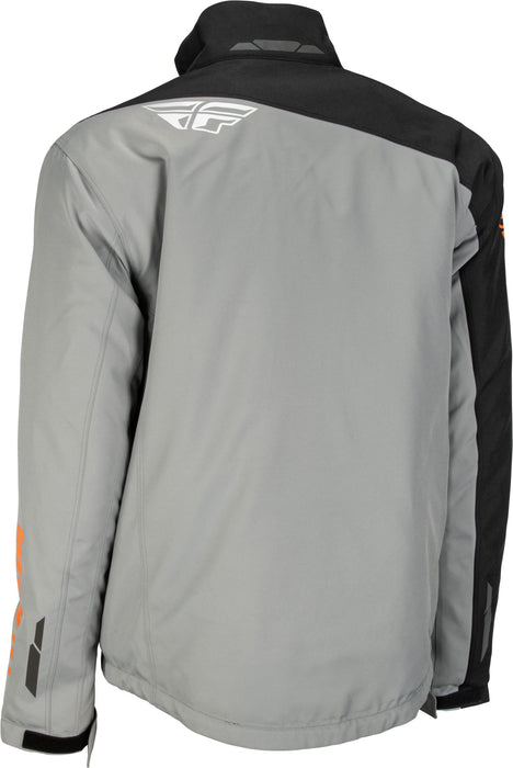 Fly Racing 2023 Aurora Jacket (Grey/Black/Orange, Medium)