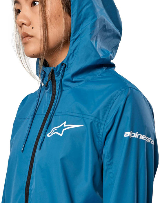 Alpinestars Women's Treq Windbreaker (MEDIUM) (BLUE)