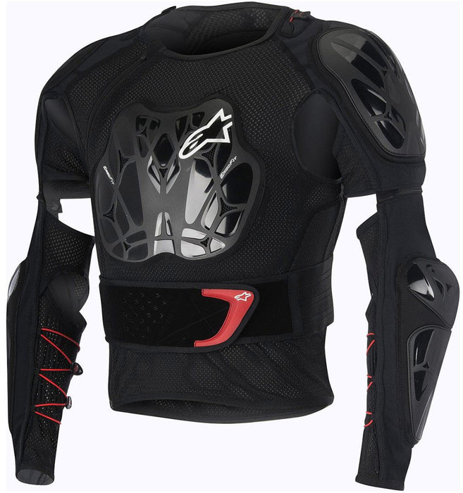 Alpinestars Unisex-Adult Bionic Tech Jacket (Black/White/Red, XX-Large) (6506516-123-XXL)