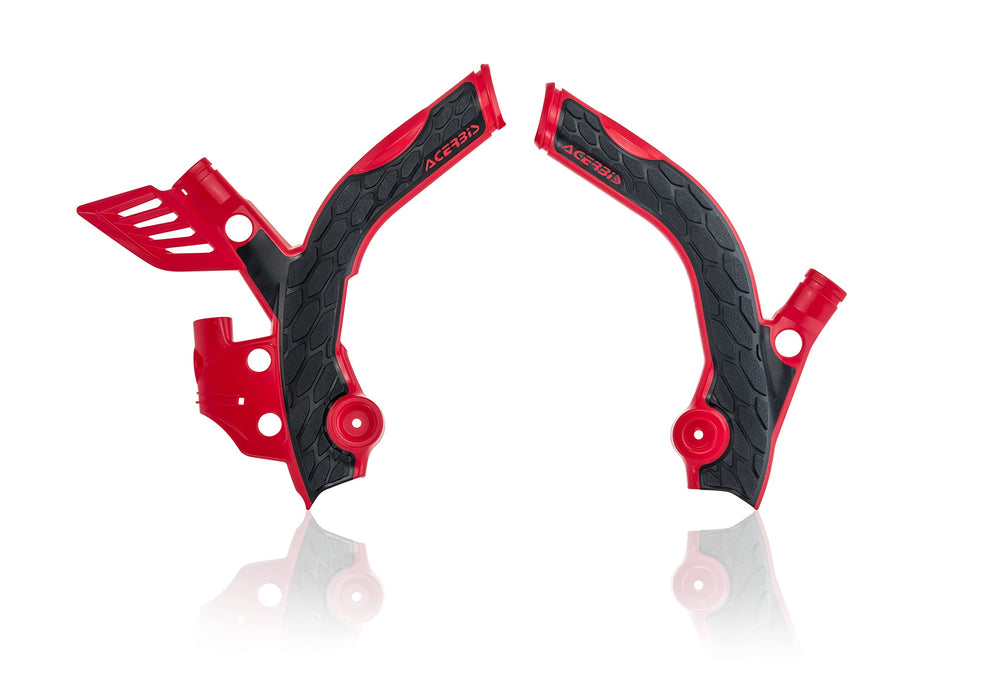 Acerbis X-Grip Frame Guard (RED/BLACK) For 13-19 BETA 250RR2STROKE