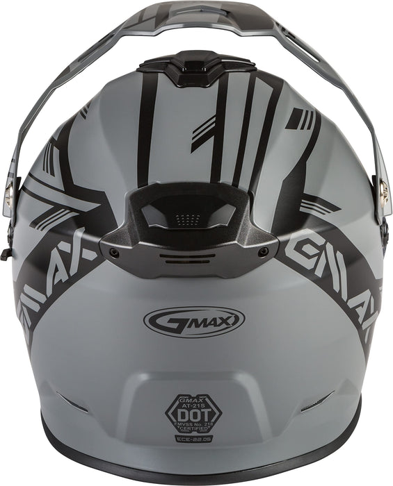 Gmax AT-21Y Epic Youth Snowmobile Helmet - Matte Grey/Black/Small