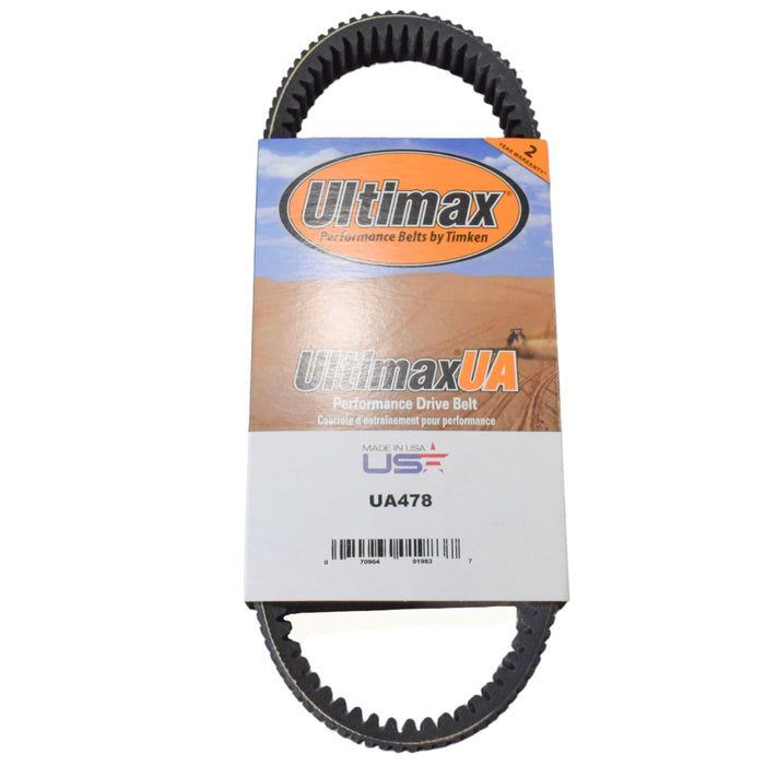 Ultimax UA478 Belt (for Arctic Cat 1000 Wildcat/4 (Late model s) (13-14), Black