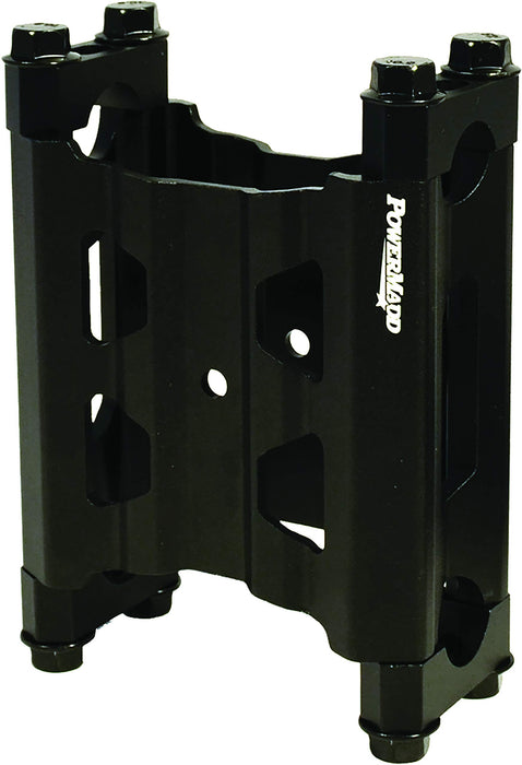 PowerMadd"Wide Pivot Riser 4"" (with clamps & bolts)", black