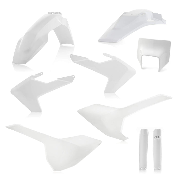 Acerbis Full Plastic Kits For Husqvarna - White (2733430002), One Size