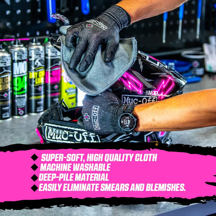 Muc-Off Premium Microfibre Polishing Cloth