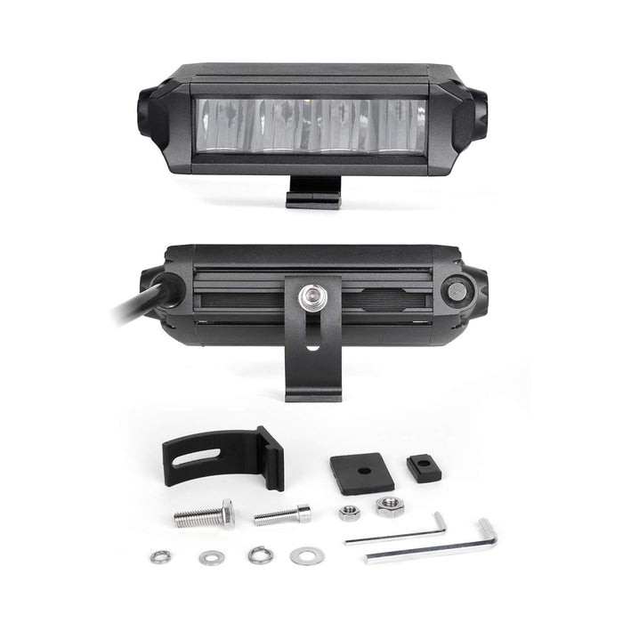 XKGLOW 6in 2nd Gen Razor Light Bar High Beam Driving