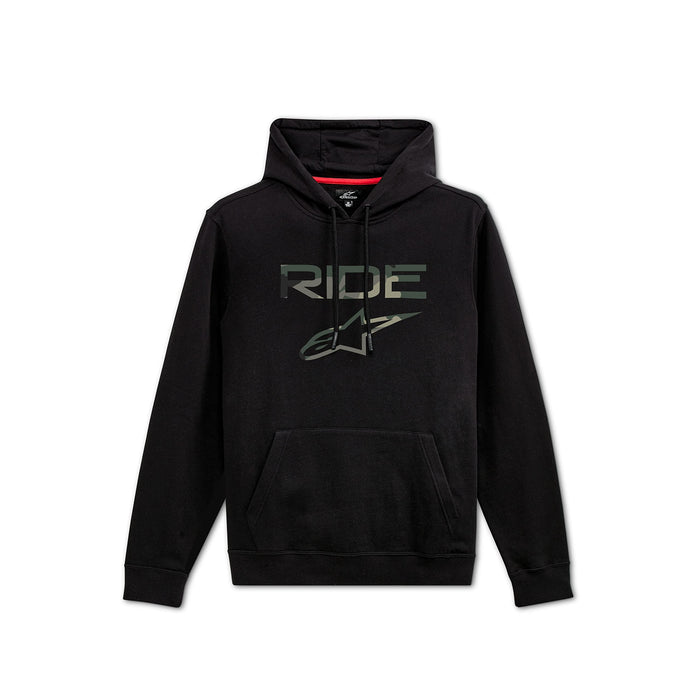 Alpinestars Ride 2.0 Camo Mens Pullover Hoodie - Black Small