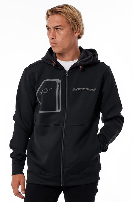 Alpinestars Convex Mens Zip Up Hoody Black LG