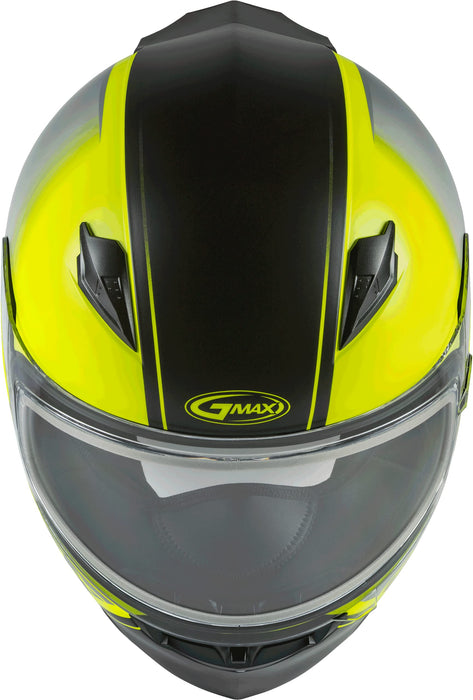 FF-49S FULL-FACE HAIL SNOW HELMET MATTE HI-VIS/BLK/GRY XL