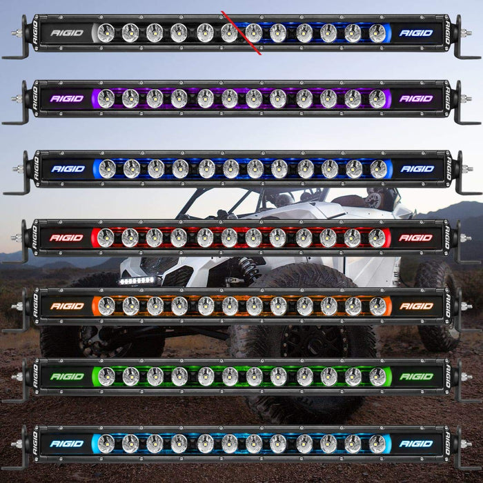 Rigid Radiance Plus SR-Series LED Light, 8 Option RGBW Backlight, (40)