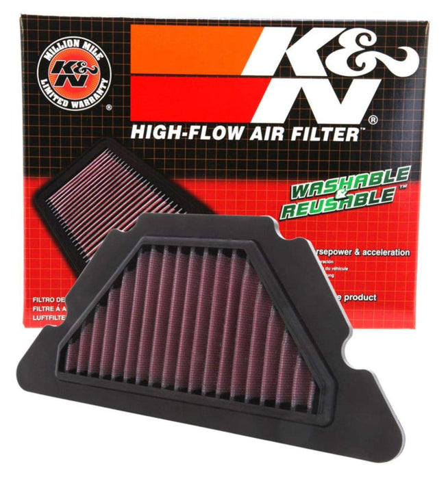 K&N Engine Air Filter: High Performance, Premium, Powersport Air Filter: Fits 2009-2017 YAMAHA (FZ6R, XJ6, Diversion S, Diversion) YA-6009