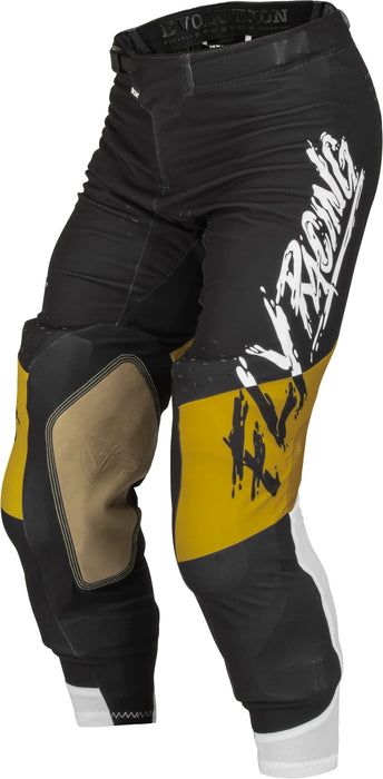 Fly Racing 2023 Adult Evolution DST L.E. Pants (White/Gold/Black, 28)