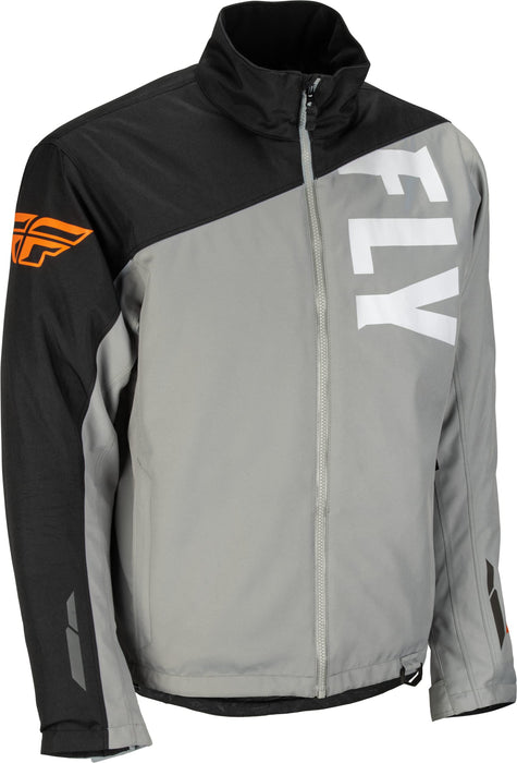 Fly Racing 2023 Aurora Jacket (Grey/Black/Orange, X-Large)