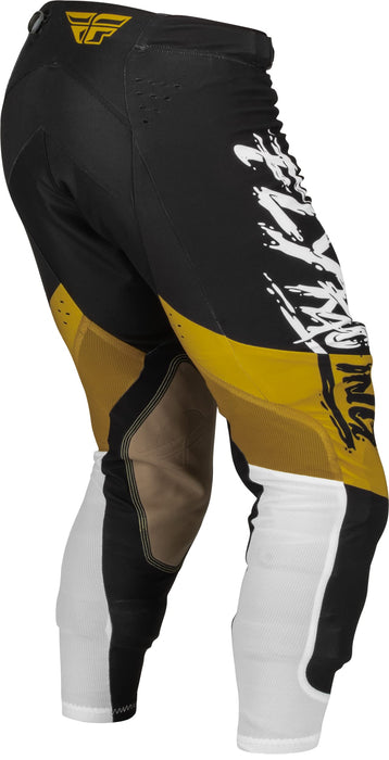 Fly Racing 2023 Adult Evolution DST L.E. Pants (White/Gold/Black, 32)