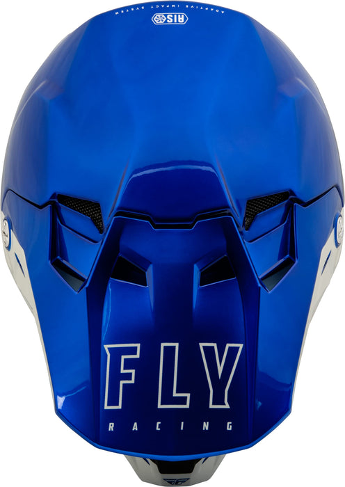 Fly Racing 2023 Adult Formula CC Driver Helmet (Metallic Blue/Light Grey, X-Small)