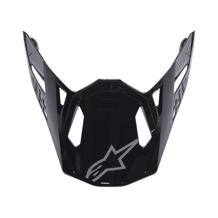 Alpinestars Supertech M-10/M-8 Visor Off-Road Motorcycle Helmet Accessories - Glossy Black/One Size