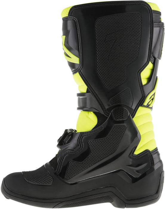 Alpinestars Unisex-Child Tech 7S Youth Boots (Black/Yellow, Size 4)