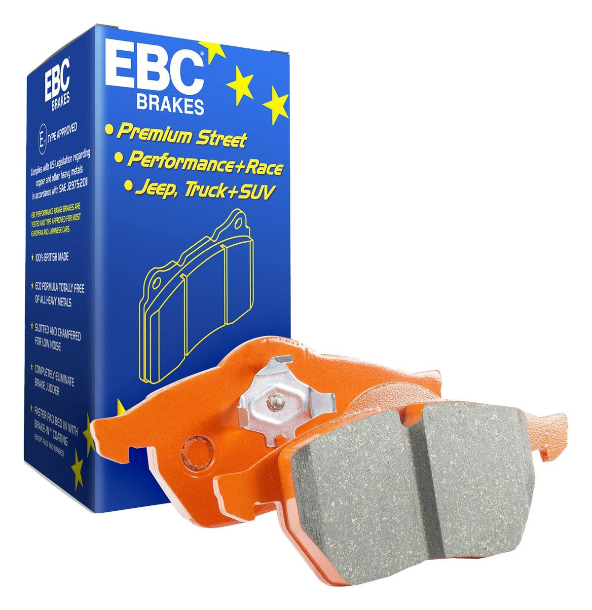 Ebc Orangestuff Brake Pad Sets DP93067
