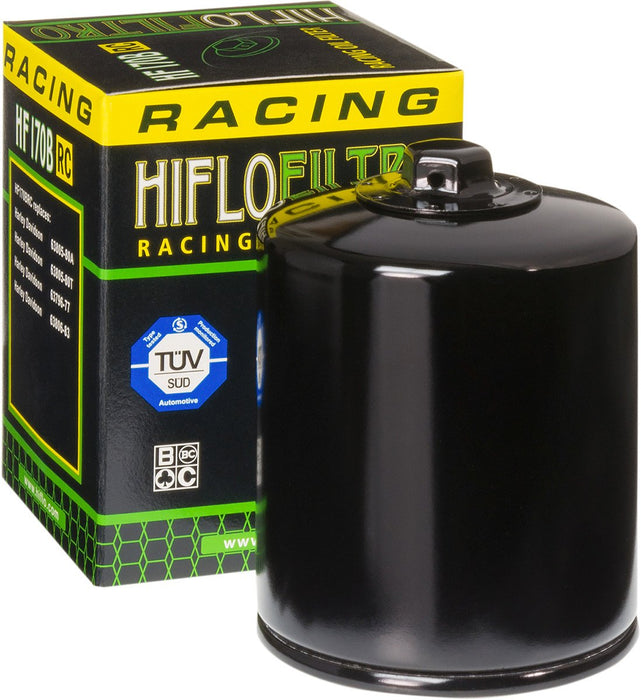 HiFloFiltro HF170BRC Black RC High Performance Premium Oil Filter, Single