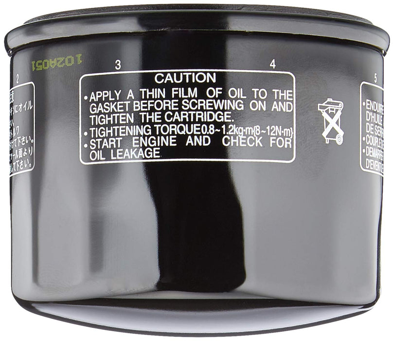 HiFloFiltro HF160 Black Standard Premium Oil Filter, Single