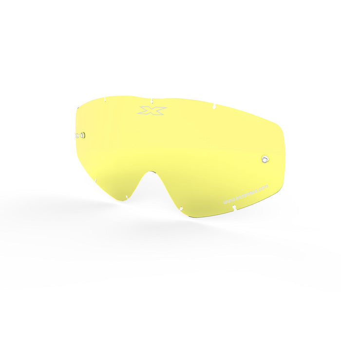 EKS BRAND Unisex-Adult Single Pane GOX MX Motorcross Goggle Replacement Lens (Yellow, One Size)