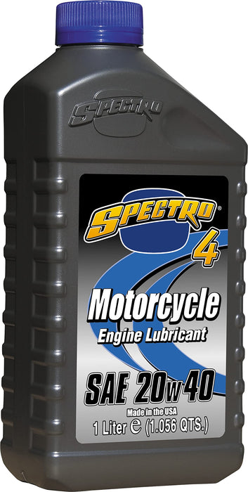 Spectro L.S424 Premium Motorcycle Petroleum 4T - 20W40-1lt. - 12/Case