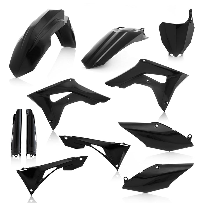 Acerbis Full Plastic Kits For Honda - Black (2736250001), One Size