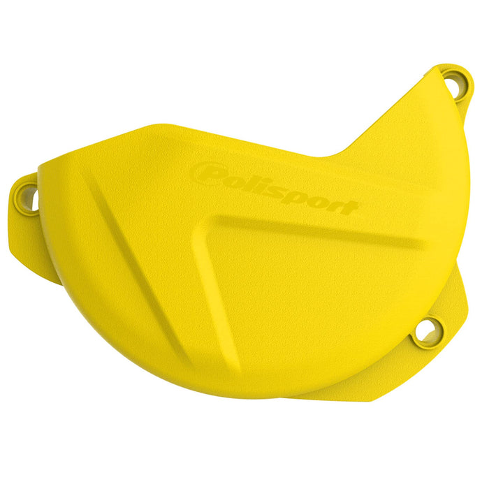 Polisport Clutch Cover Guard (Yellow RM 2001) Compatible with 07-18 Suzuki RMZ250