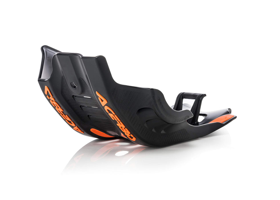 Acerbis Glide Plate (BLACK/16 ORANGE) For 19-22 KTM 450SXF