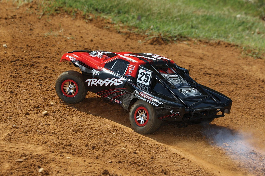 Traxxas Slayer Pro 4X4: Powered 4WD Short Course Racing Truck (1/10 Scale) Red/Black