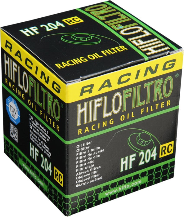 HiFloFiltro HF204RC Black RC High Performance Premium Oil Filter, Single