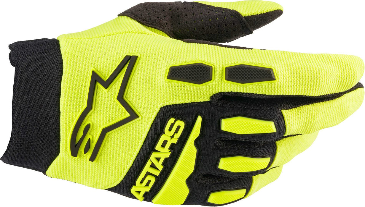 Alpinestars Full Bore Gloves Yellow Fluo/Black Sm (3563622-551-S)