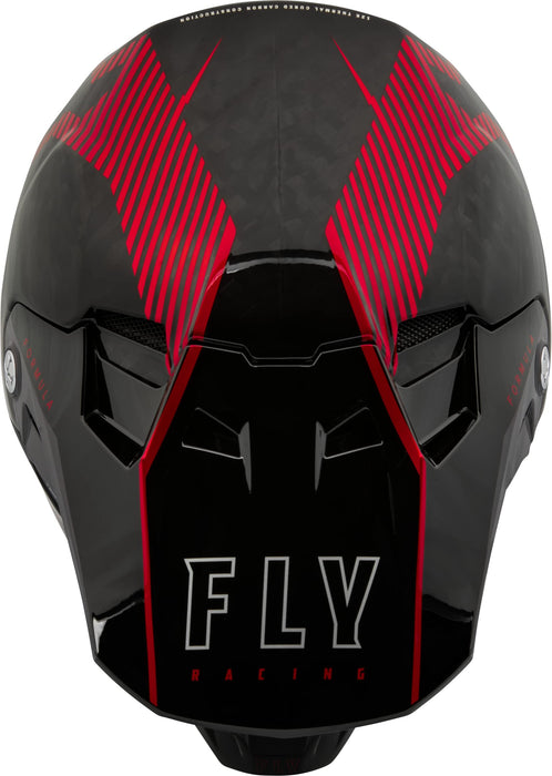 Fly Racing 2023 Adult Formula Carbon Tracer Helmet (Red/Black, X-Large)