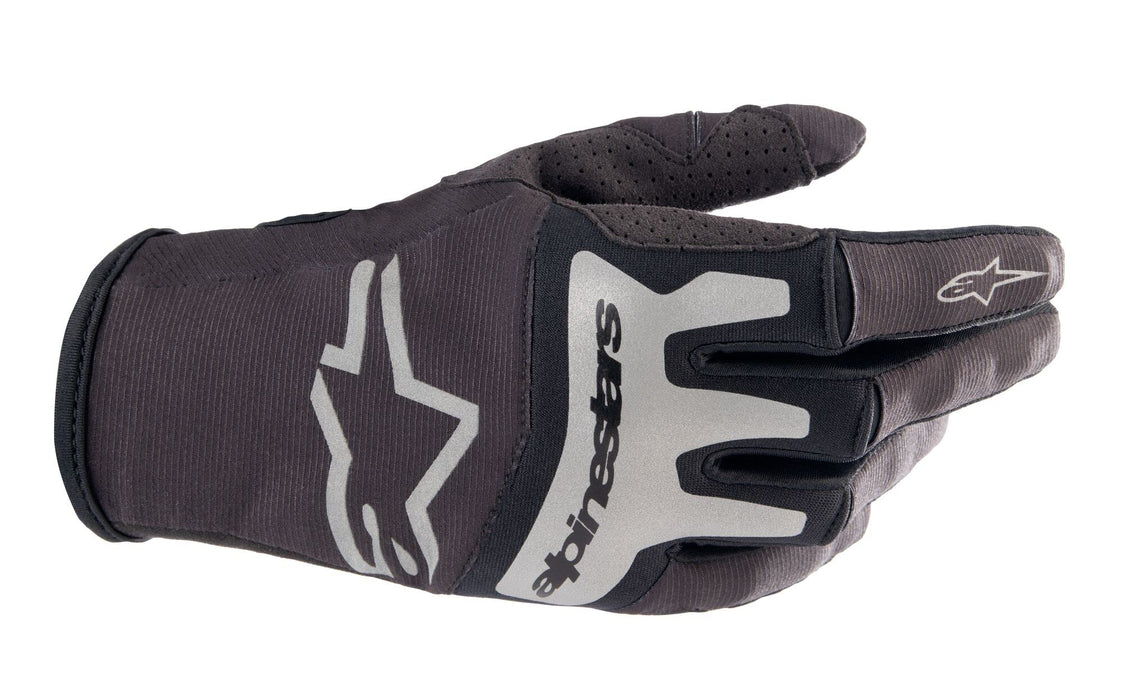 Alpinestars Techstar Gloves (Black Brushed Silver, Small)