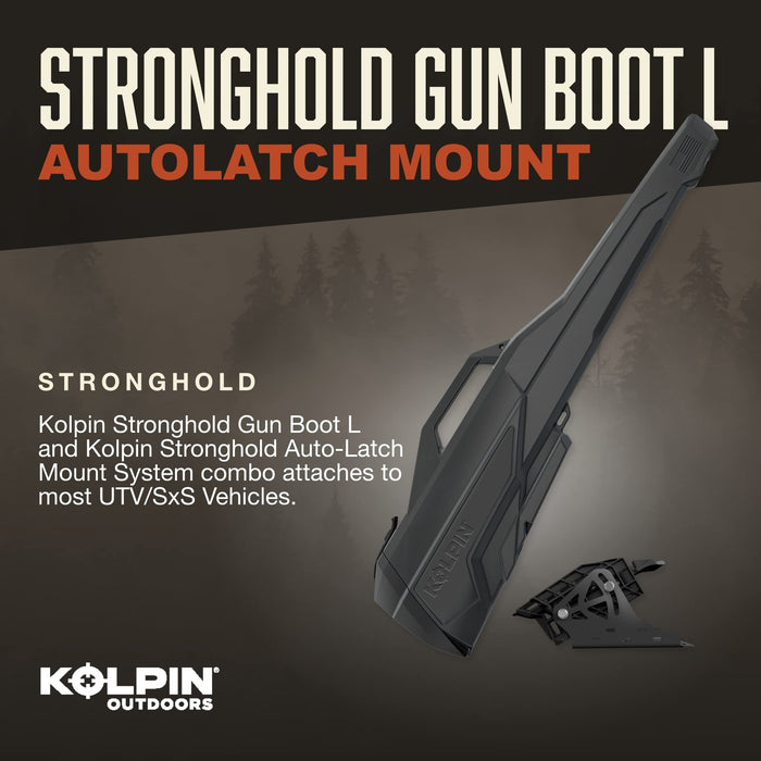 Kolpin Stronghold Gun Boot L W/ Impact Liner And Auto Latch 20743