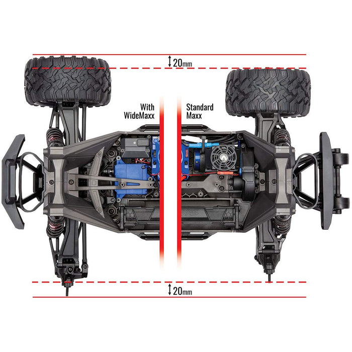 Traxxas Black WideMaxx Suspension Kit TRA8995