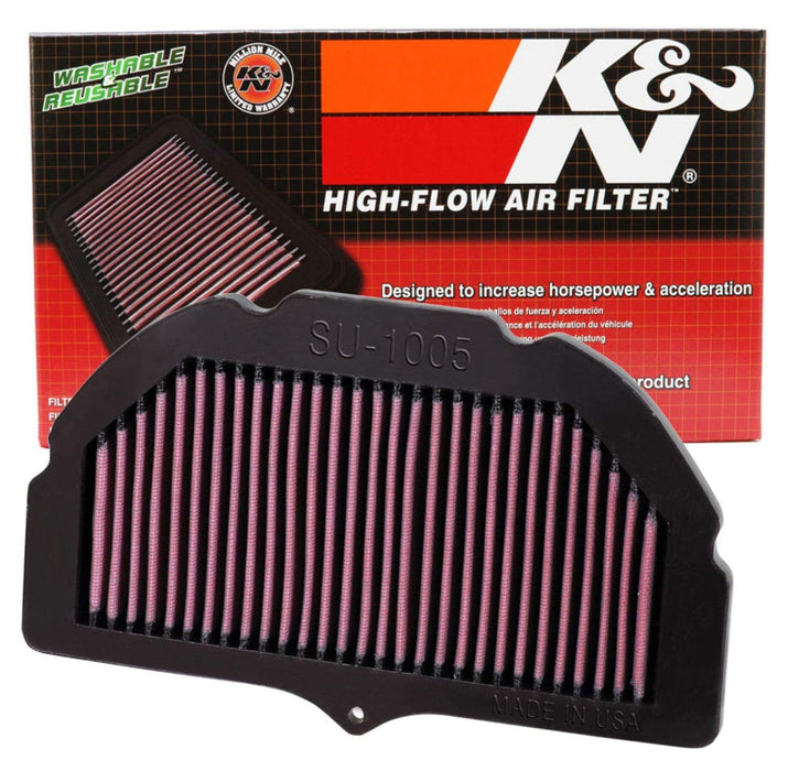 K&N Engine Air Filter: High Performance, Premium, Powersport Air Filter: Fits 2005-2008 SUZUKI (GSXR1000) SU-1005