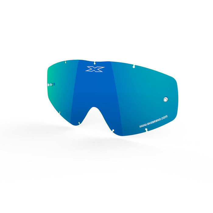 EKS BRAND Unisex-Adult Single Pane GOX MX Motorcross Goggle Replacement Lens (Blue, One Size)