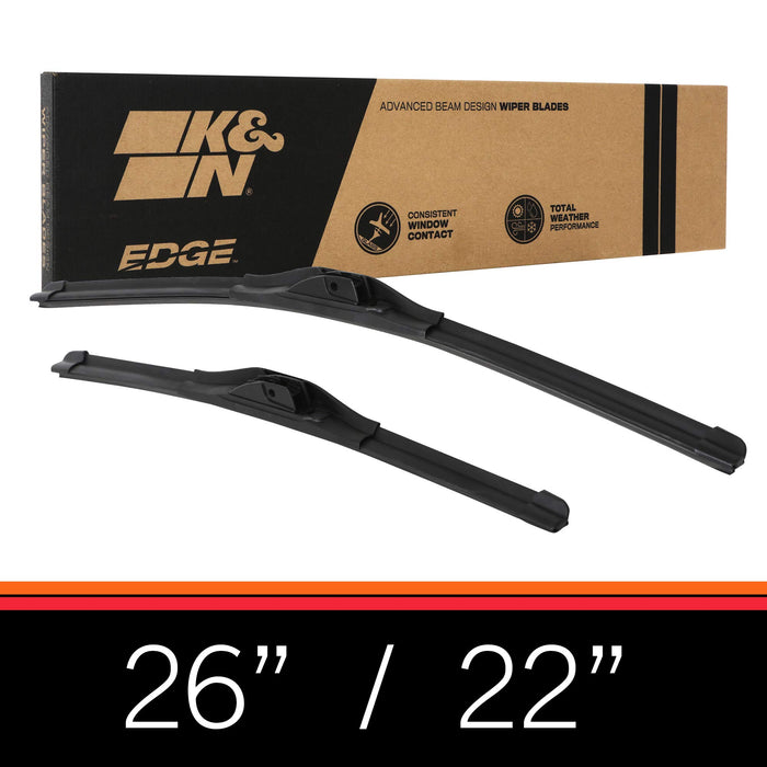 K&N Edge Wiper Blades 26/22in 92-2622