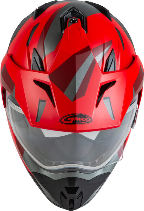 Gmax A2114035 Gm-11S Ripcord Adventure Snow Helmet Matte Red/Black Md