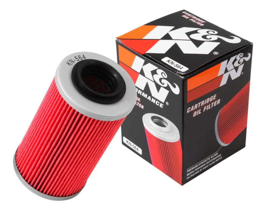 K&N Motorcycle Oil Filter: High Performance, Premium, Designed to be used with Synthetic or Conventional Oils: Fits Select Can-Am Vehicles, KN-564