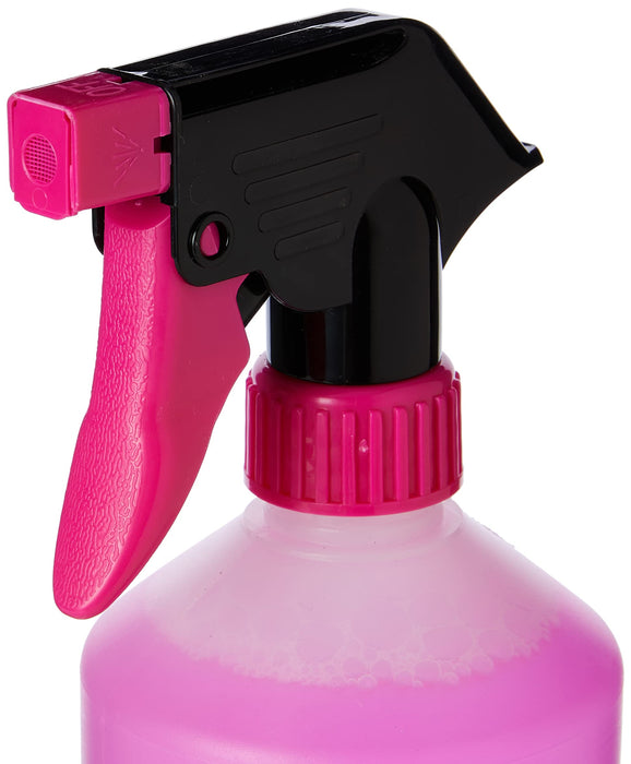 Muc Off 664US Nano-Tech Motorcycle Cleaner, 1 Liter - Fast-Action, Biodegradable Motorbike Cleaning Spray - Safe On All Surfaces and All Types of Motorcycle Pink