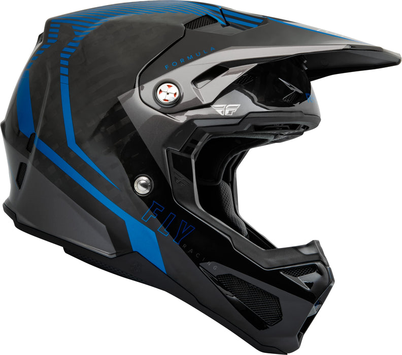 Fly Racing 2023 Adult Formula Carbon Tracer Helmet (Blue/Black, X-Large)