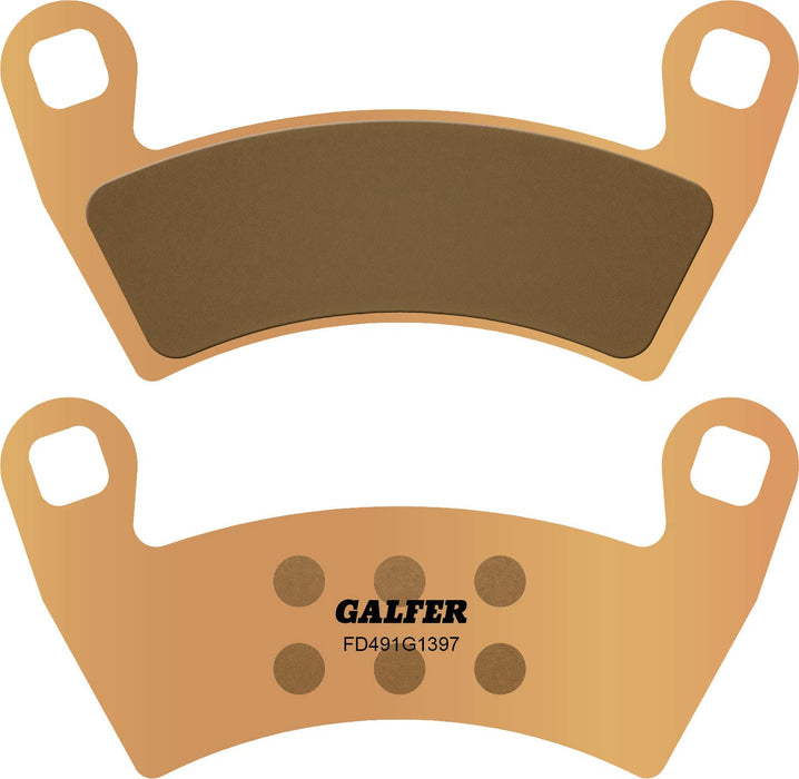 Galfer FD491G1397 HH Sintered Ceramic Brake Pad Polaris Ranger, RZR 2011-2018