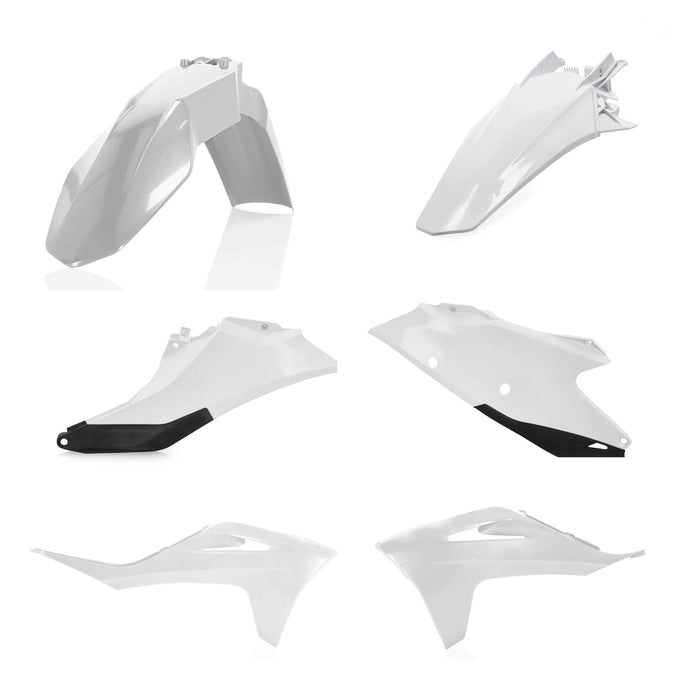 Acerbis Plastic Kit (WHITE/BLACK) For 21-22 GAS GAS MC450F