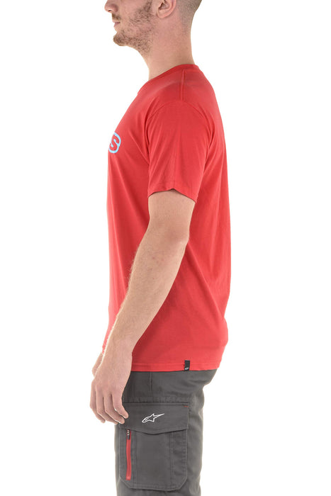 Alpinestars 1032-72032-3072-2X Blaze Tee Red/Blue 2X