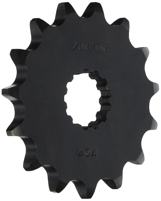 Sunstar 40415 15-Teeth 525 Chain Size Front Countershaft Sprocket,Black