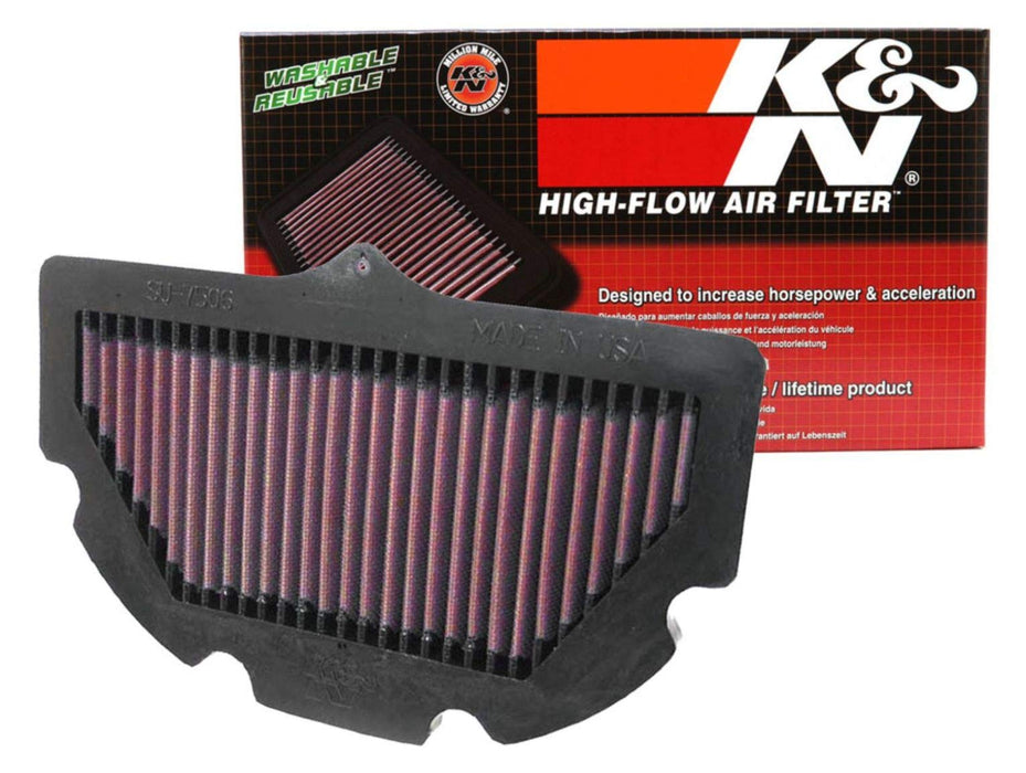 K&N Engine Air Filter: High Performance, Premium, Powersport Air Filter: Fits 2006-2010 SUZUKI (GSXR600, GSXR750) SU-7506